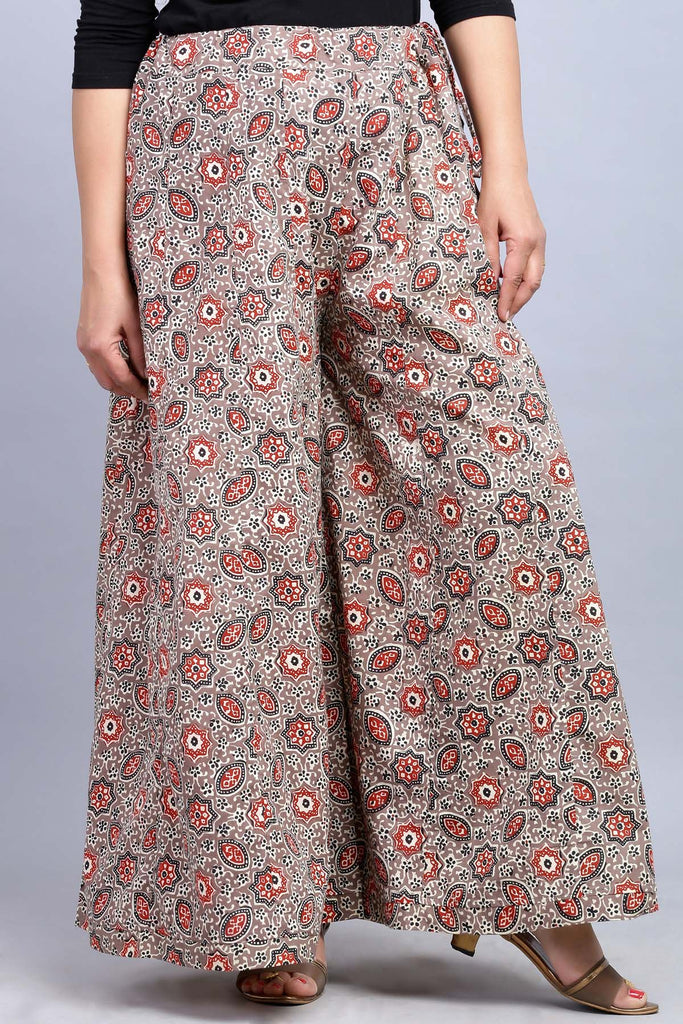 Fabindia - Cotton Printed Ajrakh Palazzo Rs. 1,490.00  http://www.fabindia.com/cotton-printed-ajrakh-palazzo-black-maroon.html |  Facebook